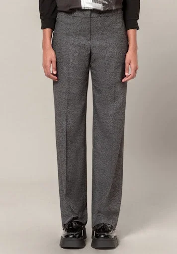 Parigi Trousers Trousers Solid Black