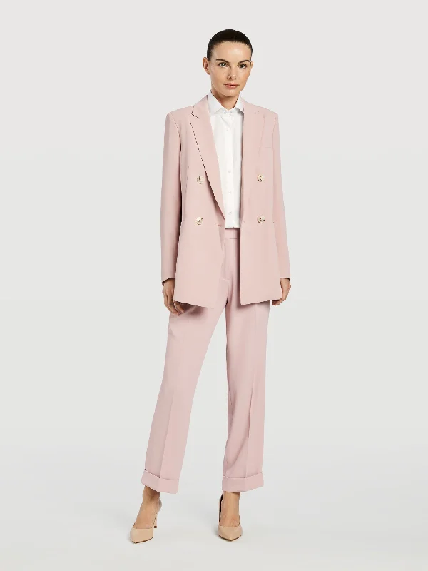 Regular Fit Suit Trousers Cropped Trousers Casual Linen