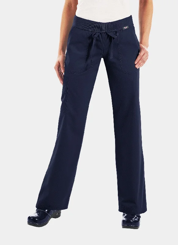 Koi Classics Morgan Scrub Trousers - Navy Trousers Seasonal Trendy