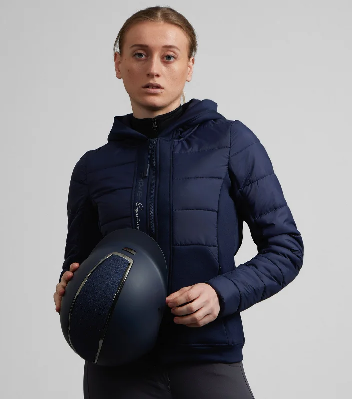 Agata Ladies Riding Jacket Navy Tailored Jacket Straight Jacket A-Line Jacket