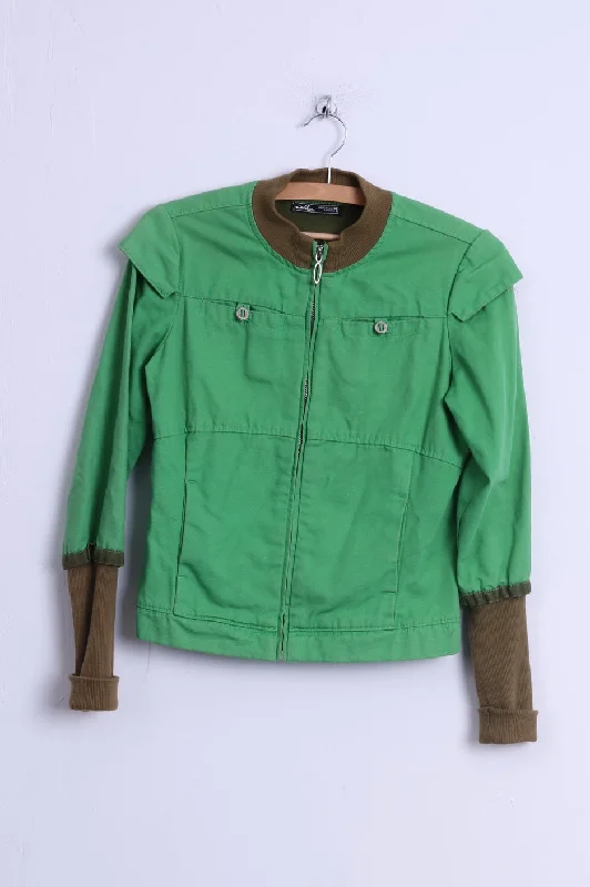 Oakley Womens XS Jacket Green Cotton Zip Up Lightweight Spring Top Cotton Fabric Linen Fabric Terry Fabric Oakley Womens XS Jacket Green Cotton Zip Up Lightweight Spring Top Cotton Fabric Linen Fabric Terry Fabric