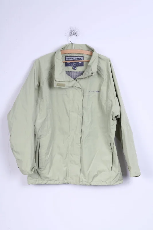 Trespass Womens XL Jacket Mint Waterproof Windproof Outdoor Zip Up Top V-Neck Jacket Boat Neck Jacket Square Neck Jacket Trespass Womens XL Jacket Mint Waterproof Windproof Outdoor Zip Up Top V-Neck Jacket Boat Neck Jacket Square Neck Jacket