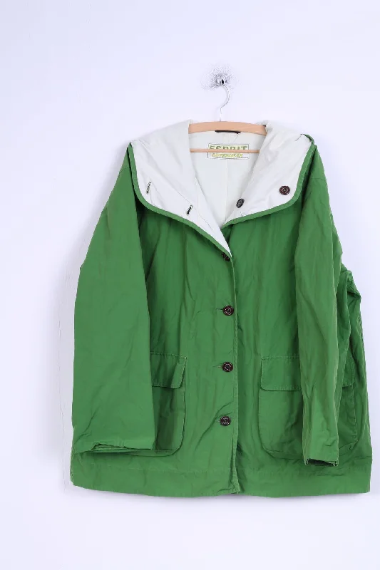 Esprit Womens XL Jacket Green Hooded Nylon Sportswear Top Coat Detailed Buttons Faux Fur Jacket Real Fur Jacket Shearling Jacket Esprit Womens XL Jacket Green Hooded Nylon Sportswear Top Coat Detailed Buttons Faux Fur Jacket Real Fur Jacket Shearling Jacket