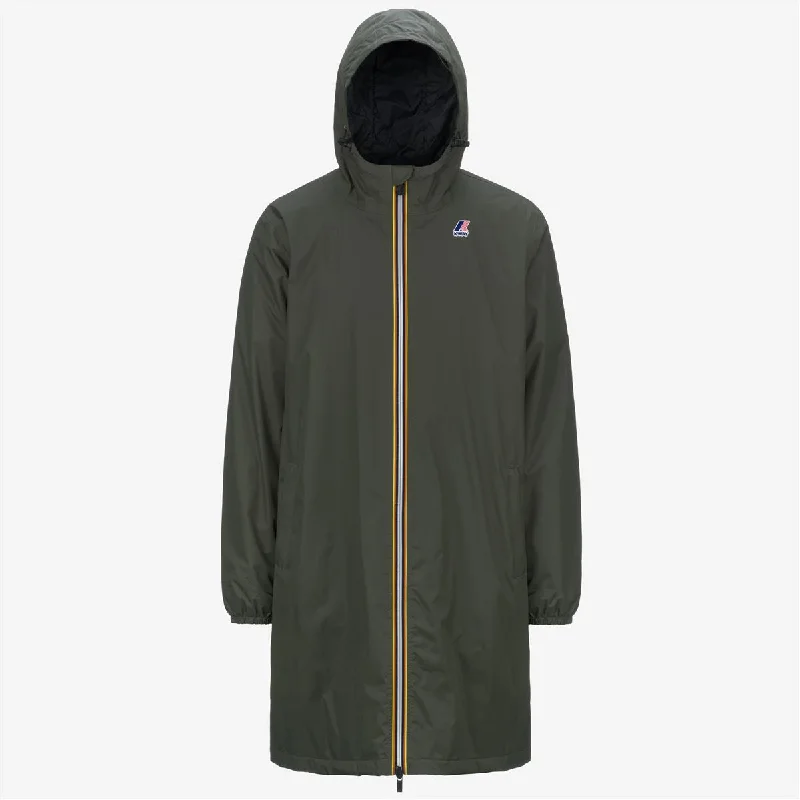 Eiffel Warm - Waterproof Long Rain Jacket in Green Blackish Wool Jacket Cashmere Jacket Tweed Jacket Eiffel Warm - Waterproof Long Rain Jacket in Green Blackish Wool Jacket Cashmere Jacket Tweed Jacket