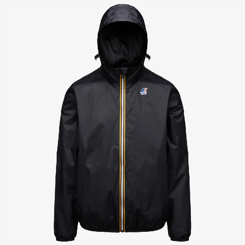 Claude Warm - Unisex Full Zip Waterproof Padded Jacket in Black Pure One-Shoulder Jacket Off-the-Shoulder Jacket Asymmetrical Jacket