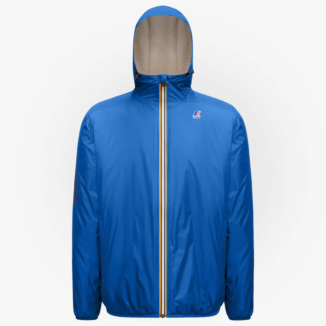 Claude Orsetto - Unisex Sherpa Lined Waterproof Full Zip Rain Jacket in Blue Royal Marine Herringbone Jacket Houndstooth Jacket Plaid Jacket Claude Orsetto - Unisex Sherpa Lined Waterproof Full Zip Rain Jacket in Blue Royal Marine Herringbone Jacket Houndstooth Jacket Plaid Jacket