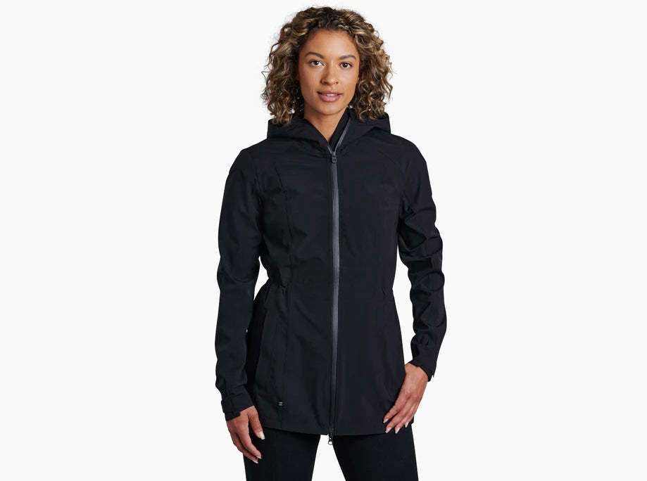 KÜHL Women's Stretch Voyagr Rain Jacket Tiered Jacket Buttoned Jacket Zippered Jacket KÜHL Women's Stretch Voyagr Rain Jacket Tiered Jacket Buttoned Jacket Zippered Jacket