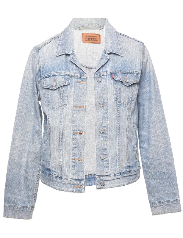 Levi's Classic Denim Jacket - L Elasticated Jacket Padded Jacket Insulated Jacket