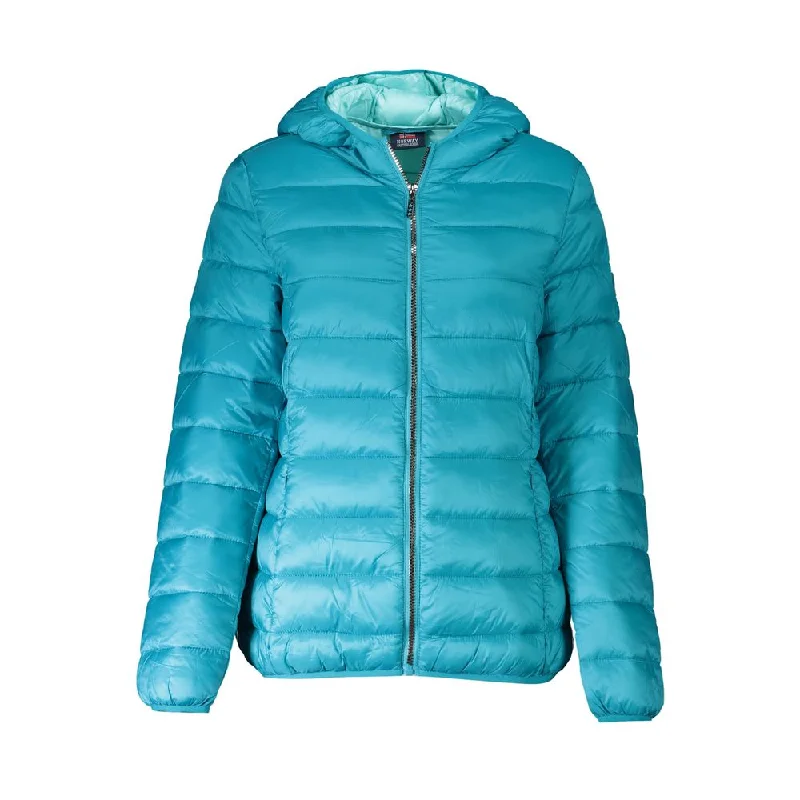 Norway 1963 blue Polyamide Women Women's Jacket Front Pockets Side Pockets Patch Pockets Norway 1963 blue Polyamide Women Women's Jacket Front Pockets Side Pockets Patch Pockets