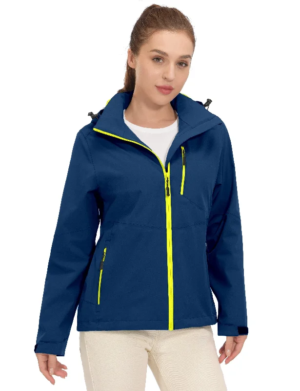 Women's Waterproof Breathable Detachable Hood Jacket Fleece Fabric Down Fabric Feather Fabric Women's Waterproof Breathable Detachable Hood Jacket Fleece Fabric Down Fabric Feather Fabric