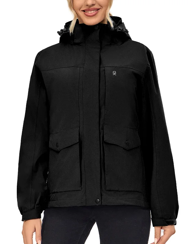 Women's Windbreaker Jacket Lightweight Outdoor Jacket with Hood Waterproof Ribbed Jacket Pleated Jacket Ruffled Jacket Women's Windbreaker Jacket Lightweight Outdoor Jacket with Hood Waterproof Ribbed Jacket Pleated Jacket Ruffled Jacket