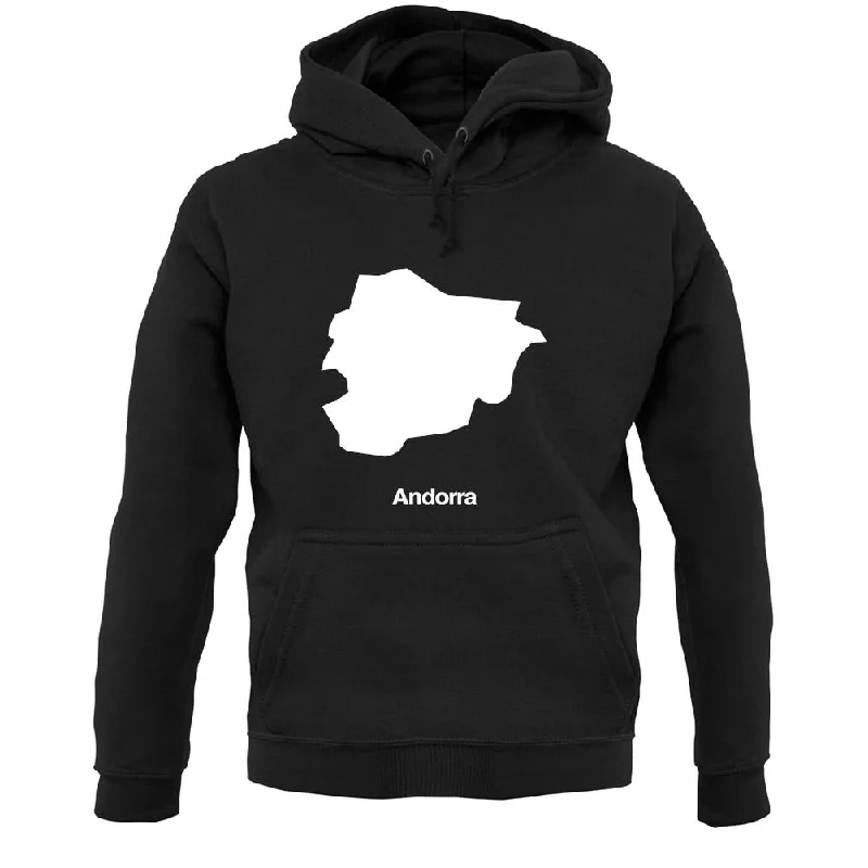 Andorra Silhouette Unisex Hoodie Hoodie with Drop Shoulder Relaxed Streetwear
