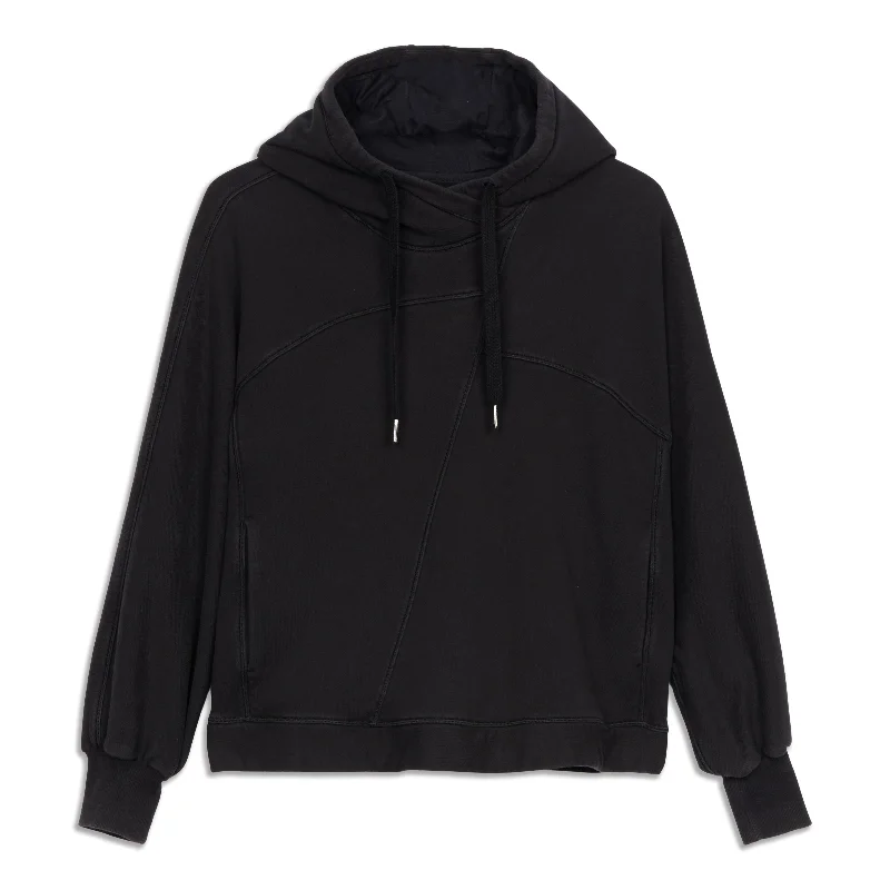 Broken Beats Hoodie - Resale Hoodie with Bell Sleeves Flared Feminine