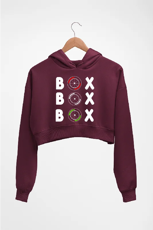 Formula 1(F1) Crop HOODIE FOR WOMEN Hoodie with Hem Contrast Bold Stylish