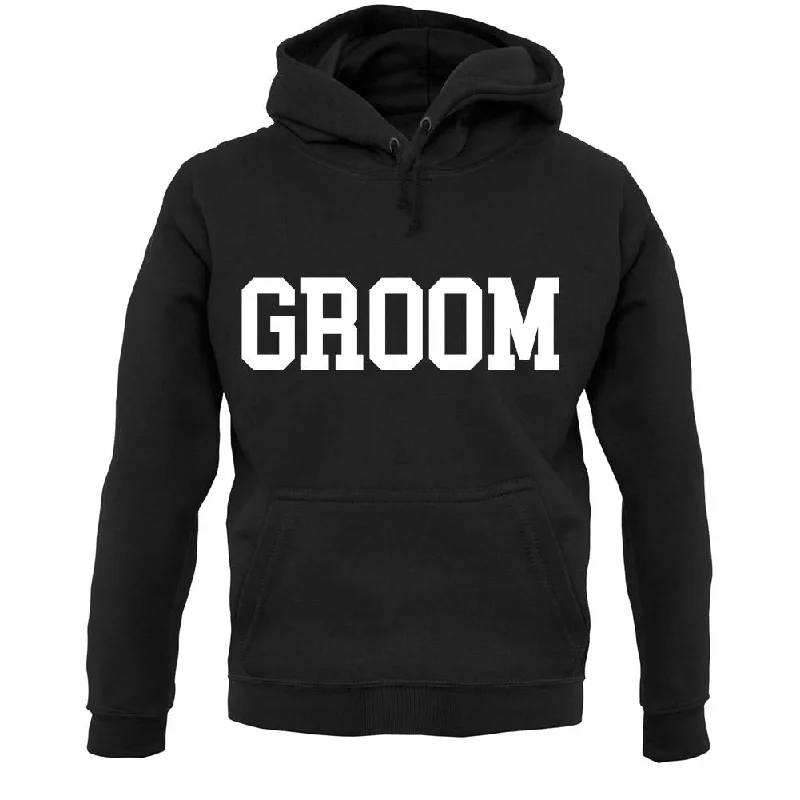 Groom Unisex Hoodie Hoodie with Full-Zip Functional Layering