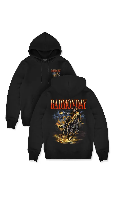 Heavy Weight Cowboy Hoodie Hoodie with Illustration Artistic Creative