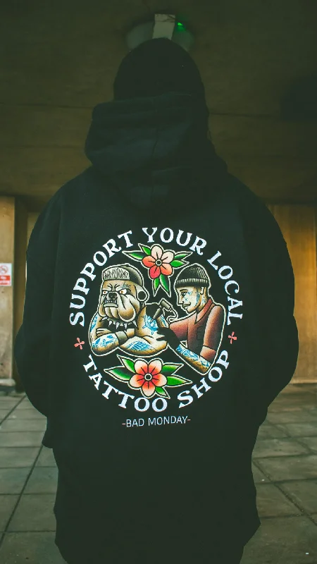 Heavy Weight Bulldog - Support Hoodie Hoodie with Slim Fit Tailored Modern