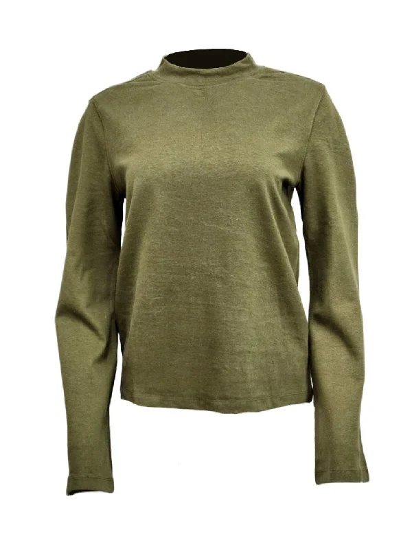 HoodLamb Women's Olive Bell Sleeve Hemp Organic Cotton Sweatshirt NWT Hoodie with Exposed Zipper Edgy Industrial HoodLamb Women's Olive Bell Sleeve Hemp Organic Cotton Sweatshirt NWT Hoodie with Exposed Zipper Edgy Industrial