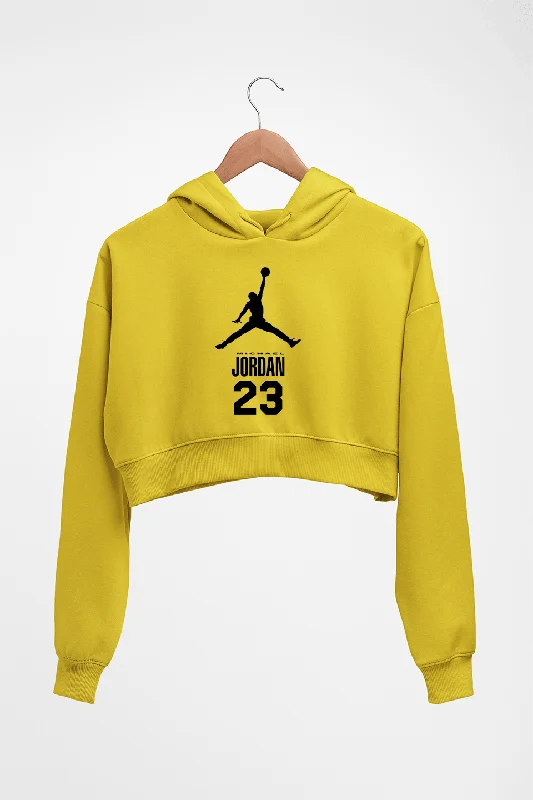 Michael Jordan Crop HOODIE FOR WOMEN Hoodie with Neon Bright Vibrant