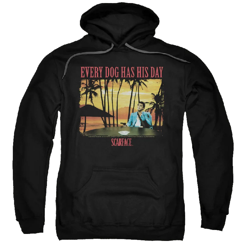 Scarface A Dog Day - Pullover Hoodie Hoodie Dress Longline Feminine