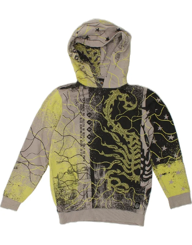 SCORPION BAY Boys Graphic Hoodie Jumper 12-13 Years Large Grey Colourblock Hoodie with Hood Adjustable Protection SCORPION BAY Boys Graphic Hoodie Jumper 12-13 Years Large Grey Colourblock Hoodie with Hood Adjustable Protection