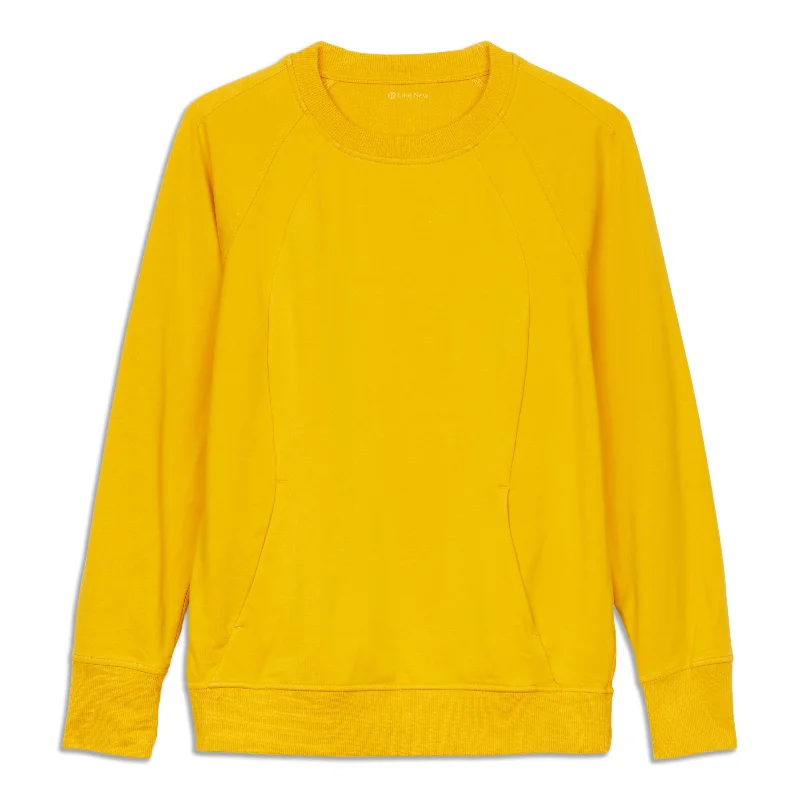 Scuba Crewneck Sweatshirt - Resale Hoodie with Mesh Breathable Sporty