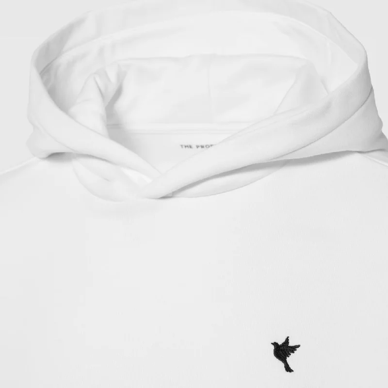 Proper Hoodie White Hoodie Crop Top Short Trendy