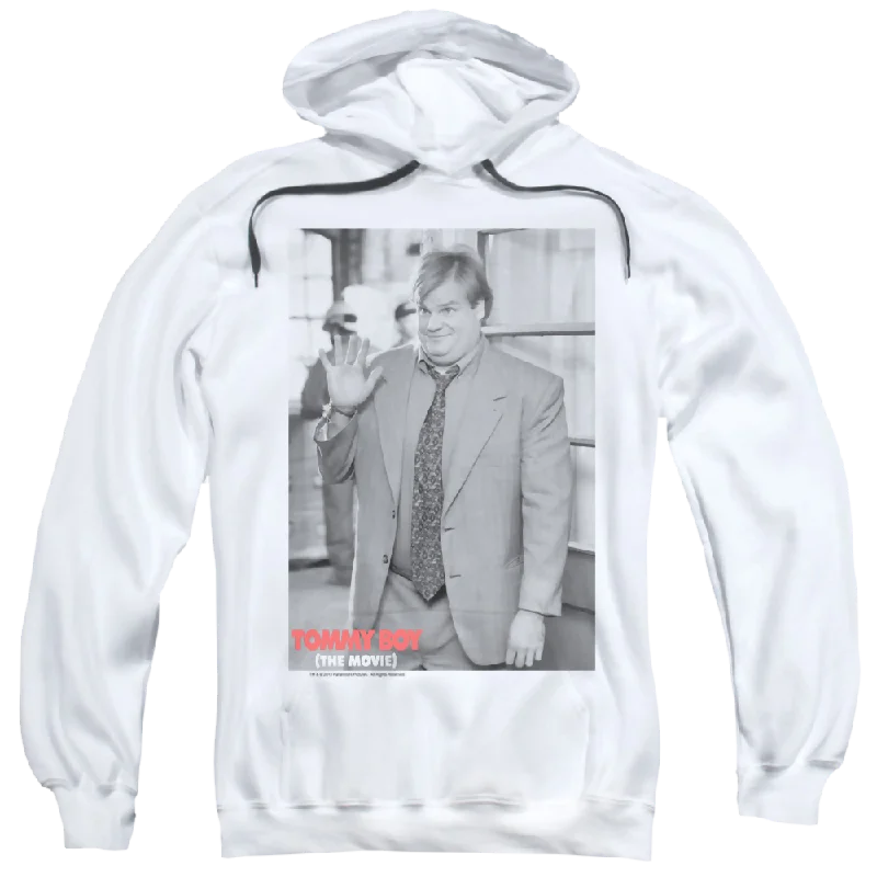 Tommy Boy Square - Pullover Hoodie Hoodie with High-Low Hem Asymmetrical Trendy