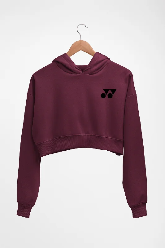 Yonex Crop HOODIE FOR WOMEN Hoodie with Mock Neck Collared Structured