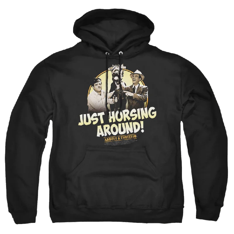 Abbott and Costello Horsing Around - Pullover Hoodie