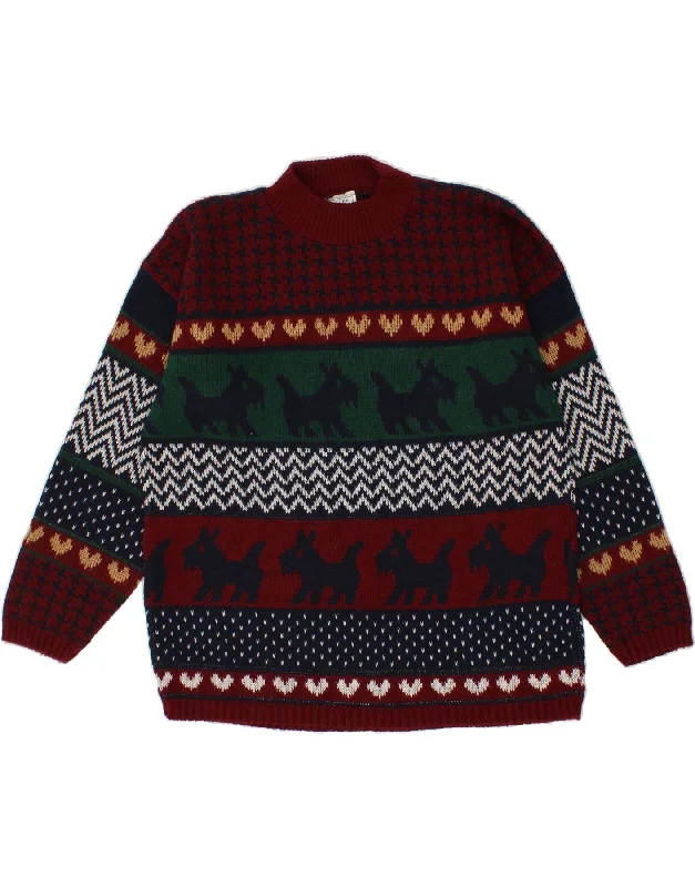ADELE Womens Crew Neck Jumper Sweater UK 14 Large Multicoloured Patchwork Velvet Chenille Corduroy ADELE Womens Crew Neck Jumper Sweater UK 14 Large Multicoloured Patchwork Velvet Chenille Corduroy