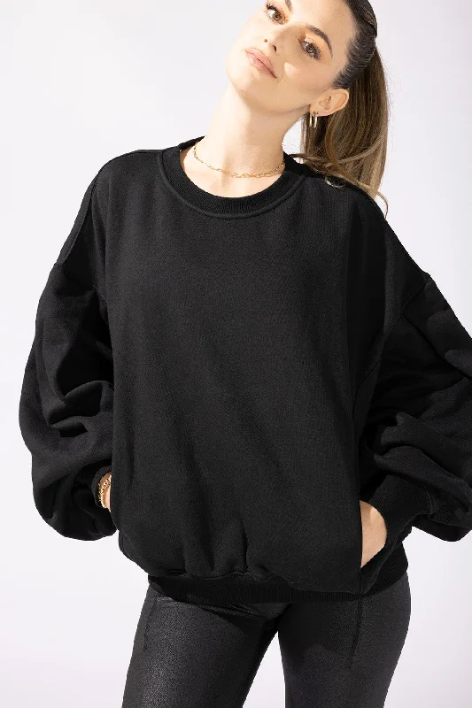 POPFLEX® Brunch Sweater - Black Bright Pastel Dark