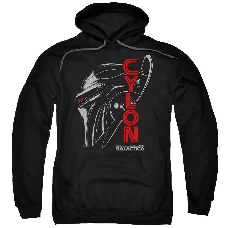 Battlestar Galactica Cylon Face - Pullover Hoodie Cowl Neck Pullover