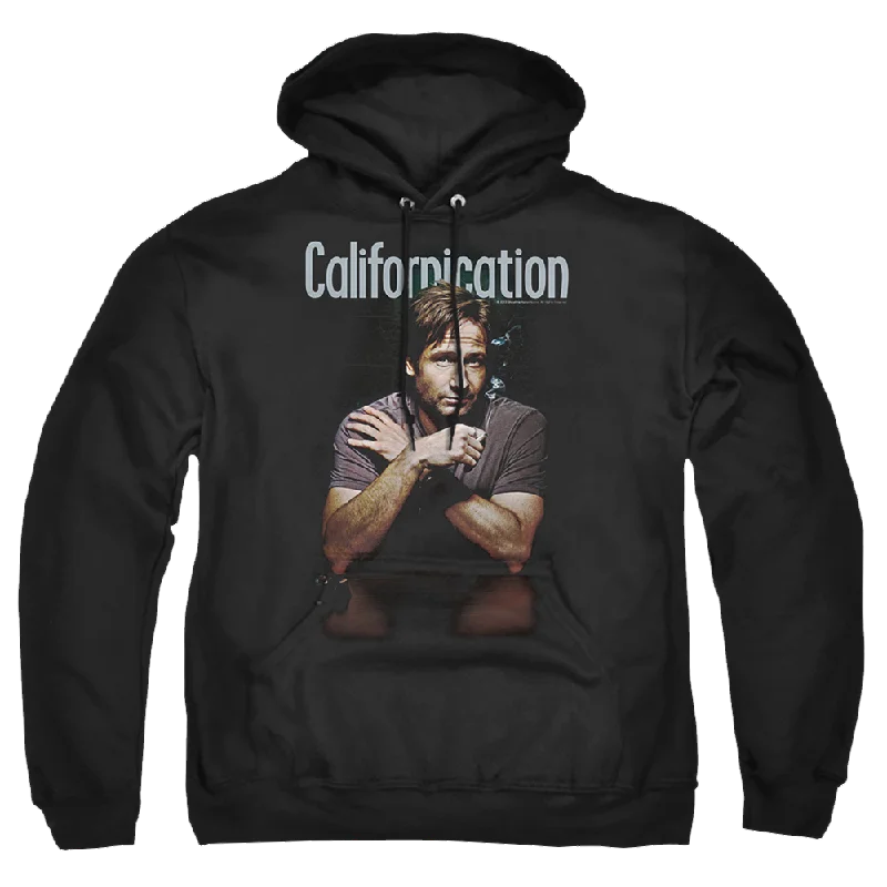 Californication Smoking - Pullover Hoodie Ruffle Sleeve Feminine