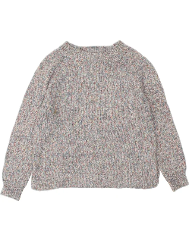CHAPS Womens Boat Neck Jumper Sweater UK 16 Large Grey Flecked Cotton Long Sweater Short Sweater Cropped Sweater CHAPS Womens Boat Neck Jumper Sweater UK 16 Large Grey Flecked Cotton Long Sweater Short Sweater Cropped Sweater