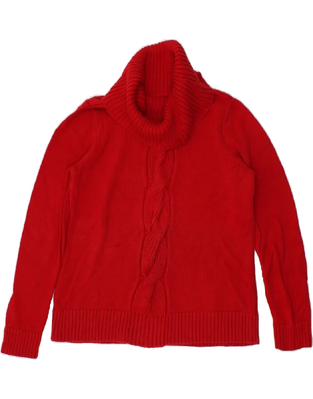 CHAPS Womens Roll Neck Jumper Sweater UK 18 XL Red Cotton High Neck Crew Neck V-Neck CHAPS Womens Roll Neck Jumper Sweater UK 18 XL Red Cotton High Neck Crew Neck V-Neck