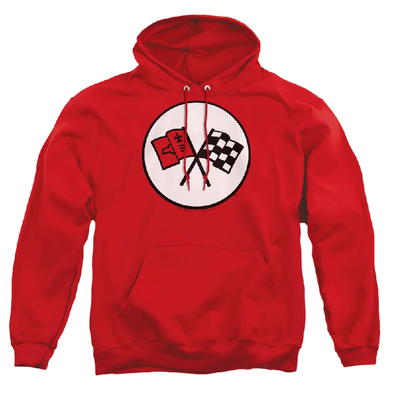 Chevrolet 2nd Gen Vette Logo - Pullover Hoodie dolman Sleeve Top