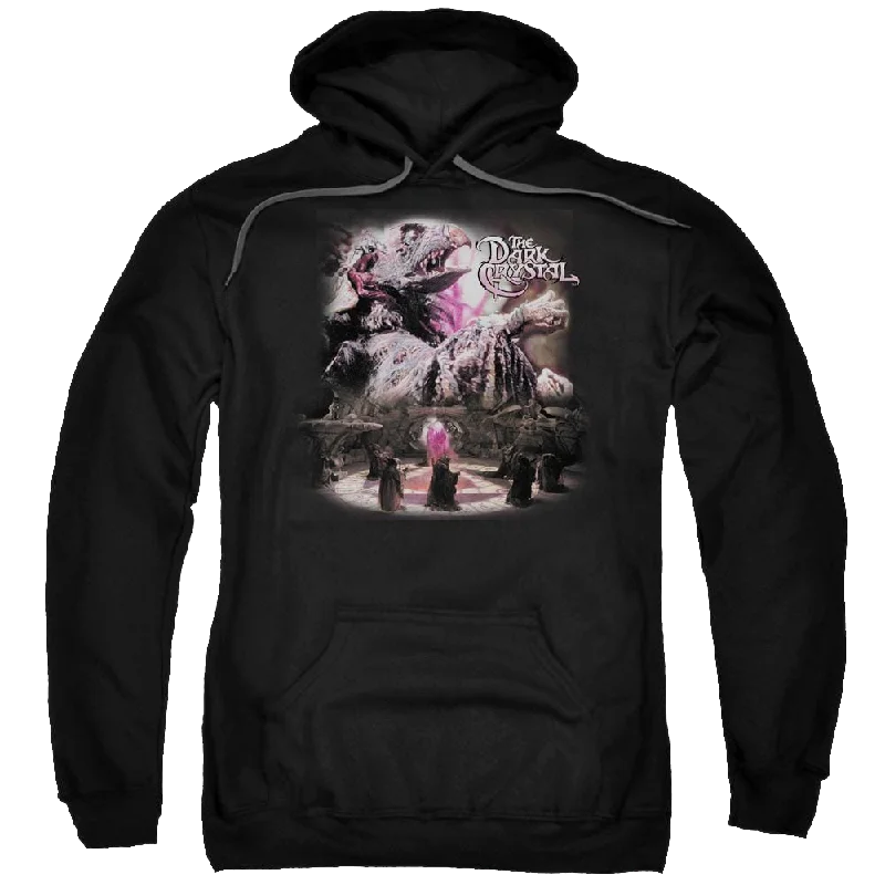 Dark Crystal Power Mad - Pullover Hoodie Crew Neck Wool