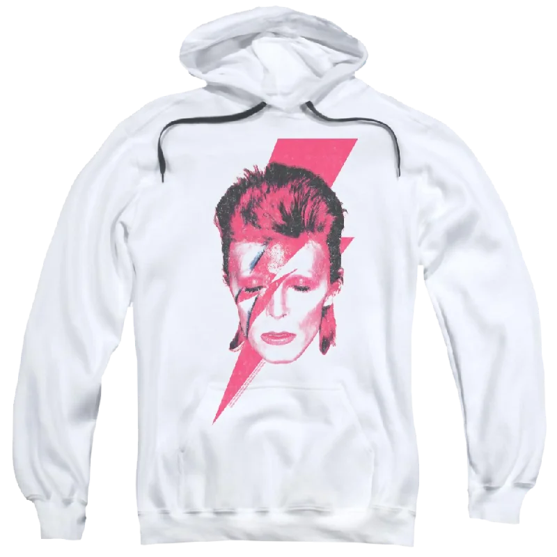 David Bowie Aladdin Sane - Pullover Hoodie Ribbed Crew Neck