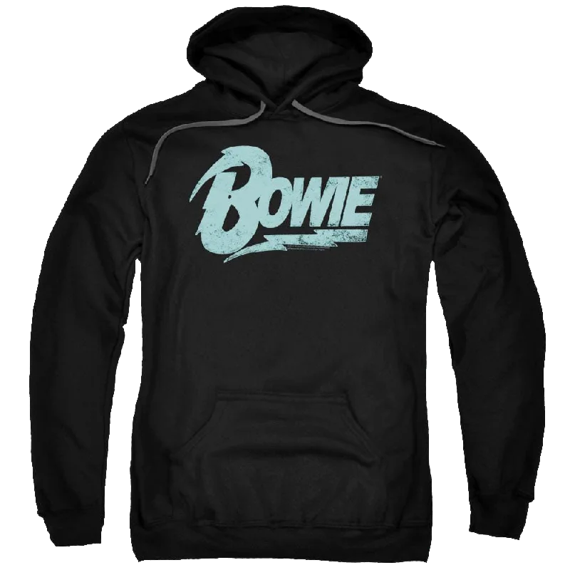 David Bowie Logo - Pullover Hoodie Oversized Cozy Pullover