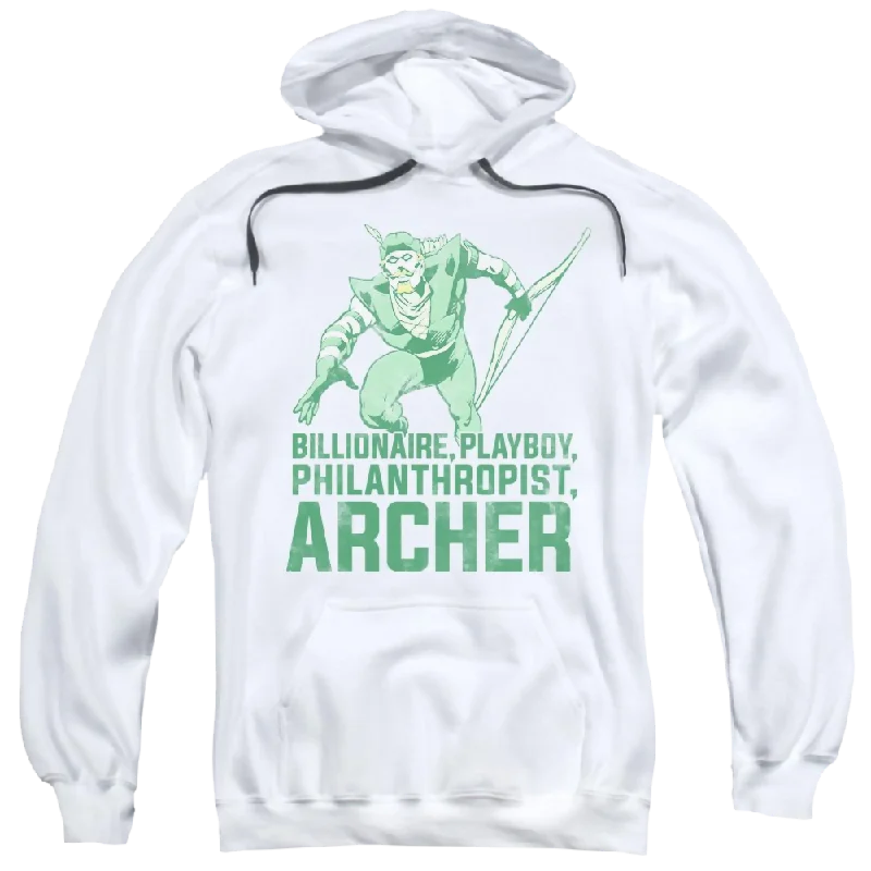 DC Comics Archer - Pullover Hoodie Ruffle Neck Pullover