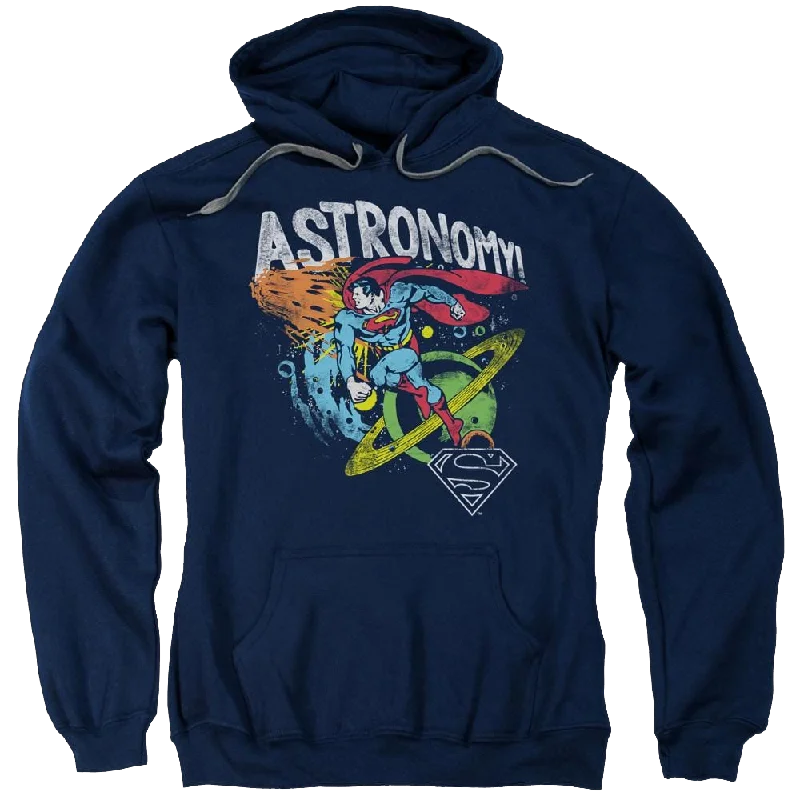 DC Comics Astronomy - Pullover Hoodie Port Neck Pullover