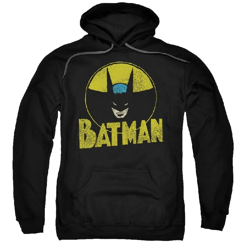 DC Comics Circle Bat - Pullover Hoodie Mock Neck Pullover