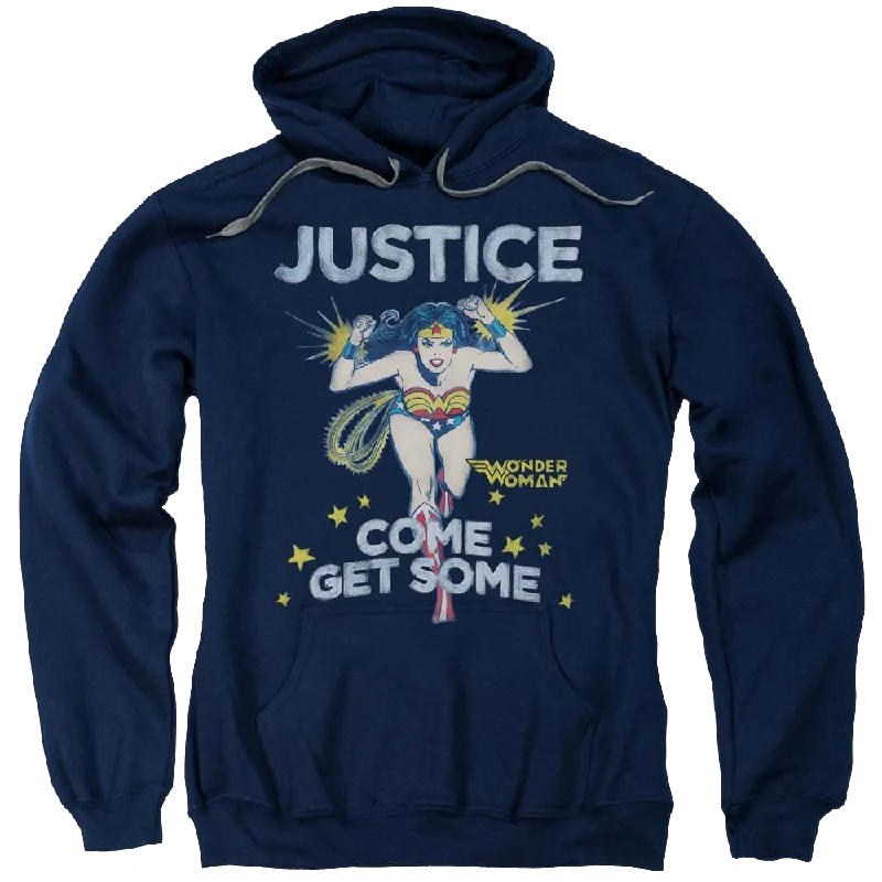 DC Comics Get Some - Pullover Hoodie Asymmetrical Neck Pullover