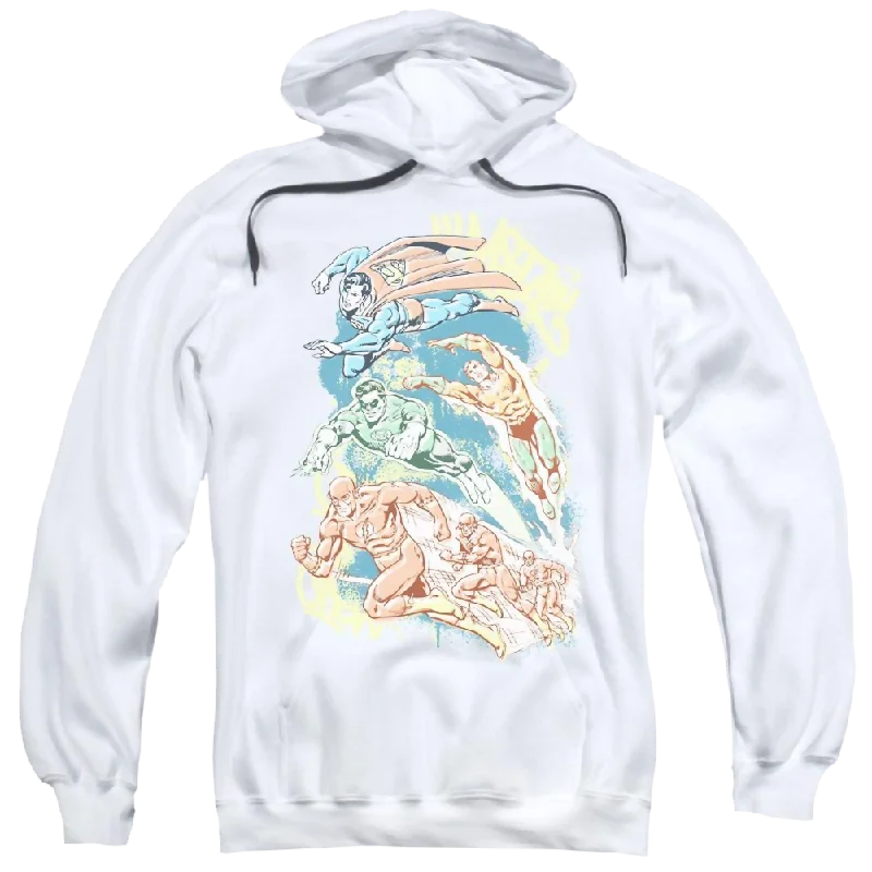 DC Comics Halftone League - Pullover Hoodie Solo Sleeve Pullover