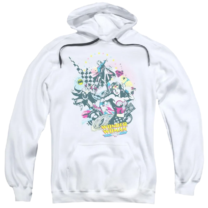 DC Comics Power Trio - Pullover Hoodie Soft Wool Sweater