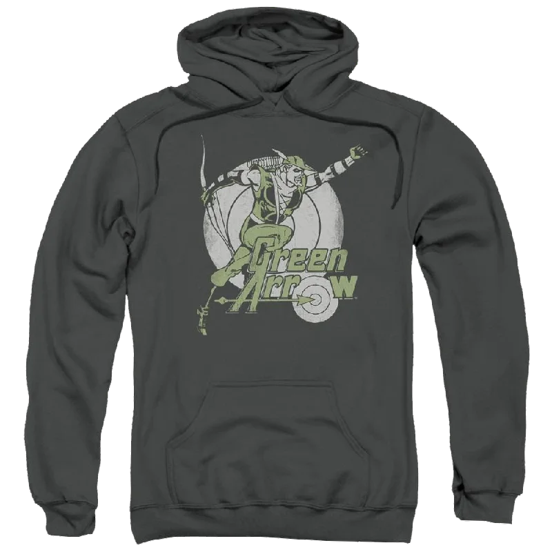 DC Comics Right On Target - Pullover Hoodie Shawl Collar Sweater