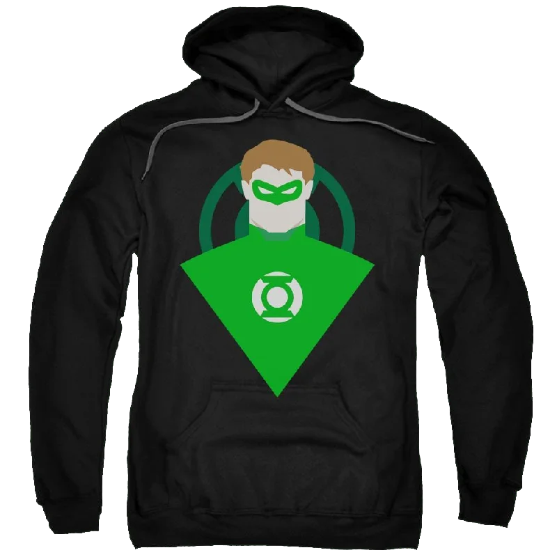 DC Comics Simple Gl - Pullover Hoodie Polo Neck Sweater