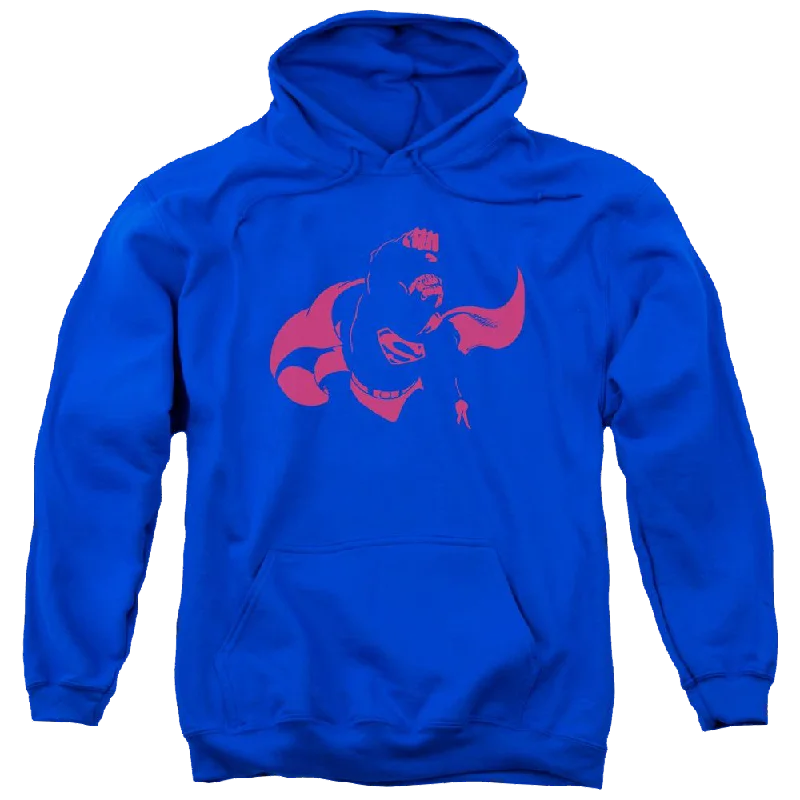 DC Comics Super Min - Pullover Hoodie Keyhole Neck Pullover