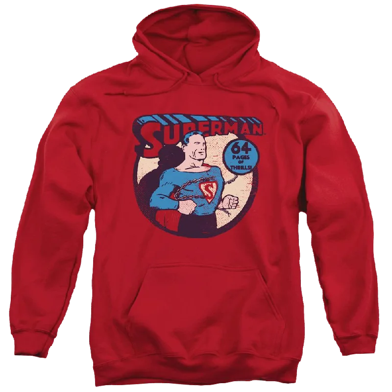 DC Comics Superman 64 - Pullover Hoodie Kimono Neck Pullover